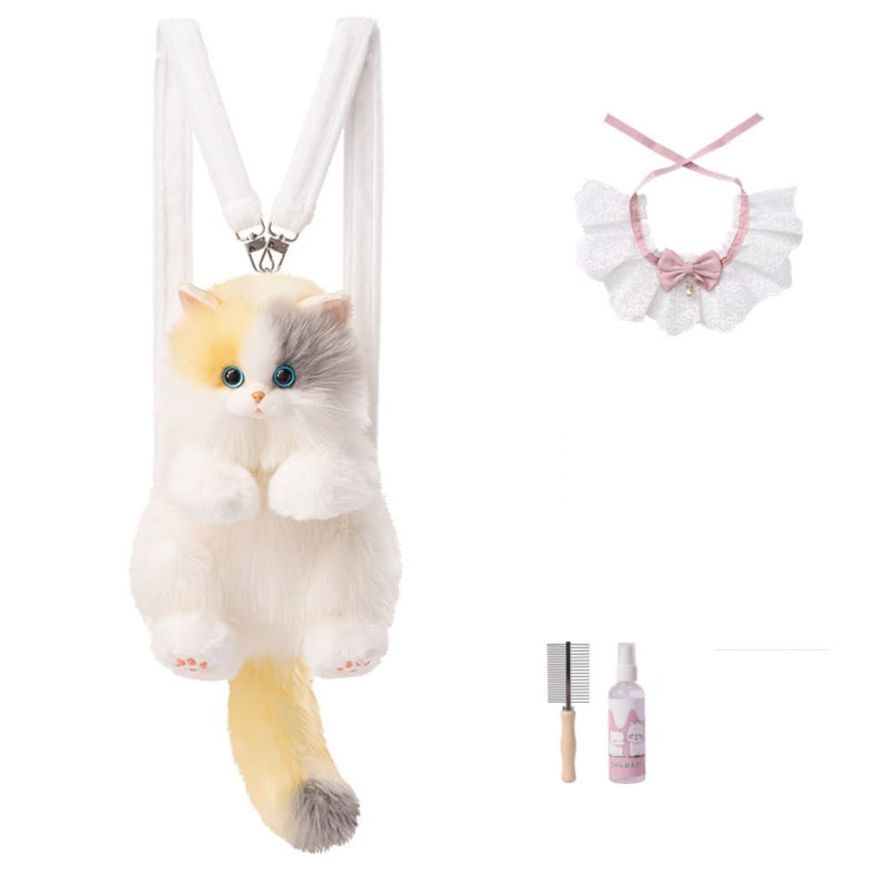 Amazon.co.jp: XVVX 猫 本物そっくり 猫型リュック 猫の バックパック